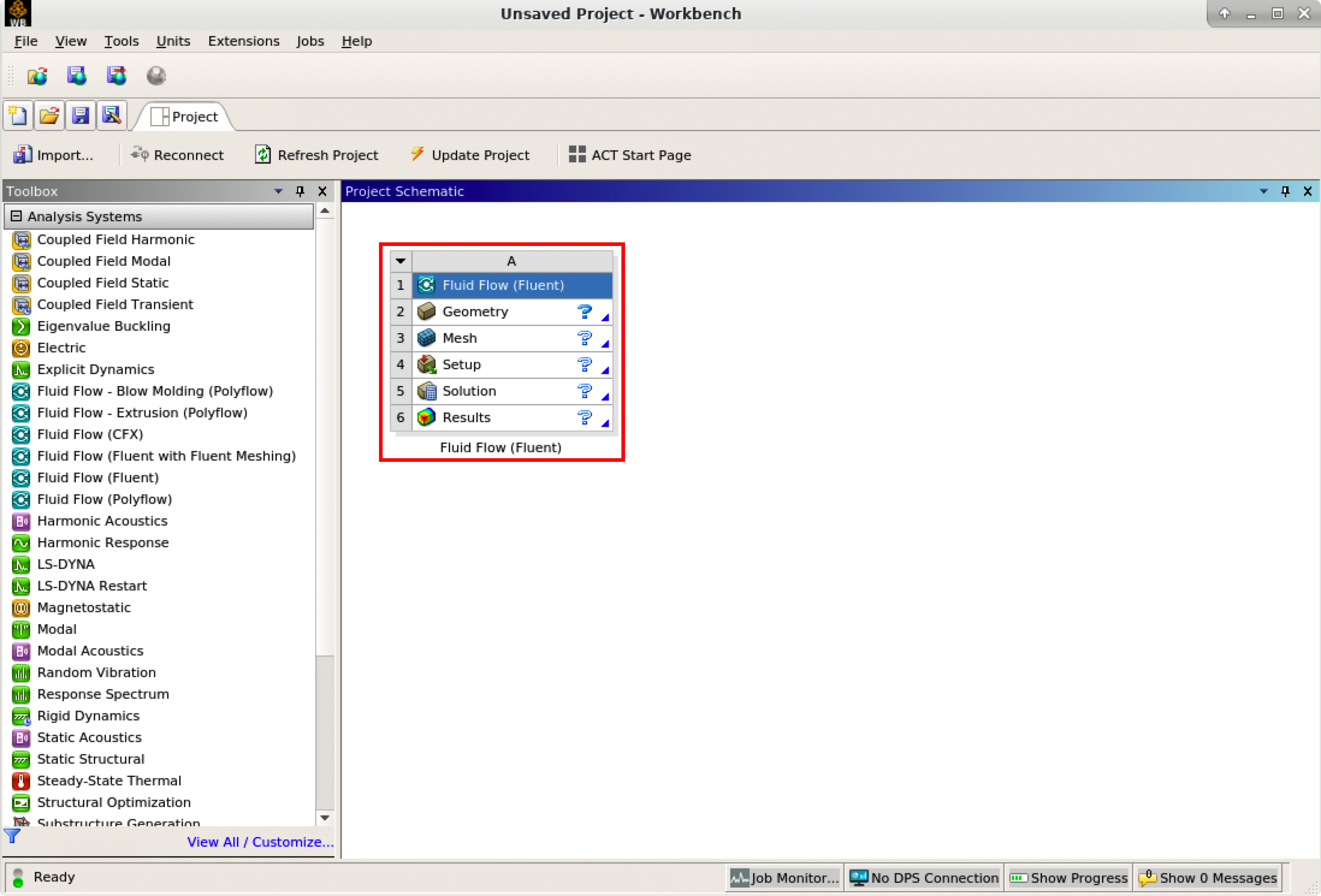 Ansys Workbench GUI